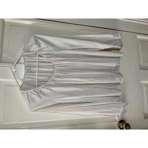 A New Day off white pullover blouse